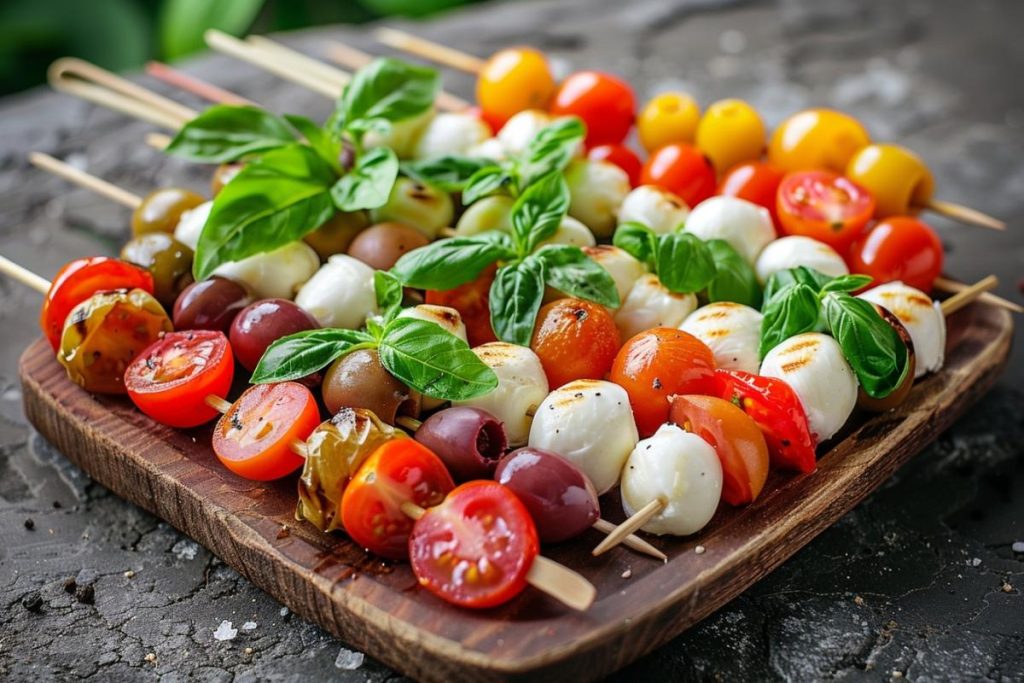 Brochettes apéro à faire la veille - Idées de recettes